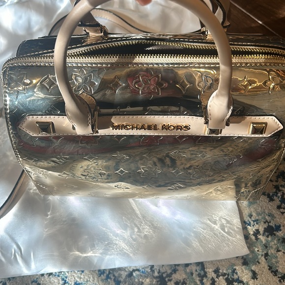Brand new never used MK . Gold . Super adorable! Like a speedy by LV - Picture 6 of 6